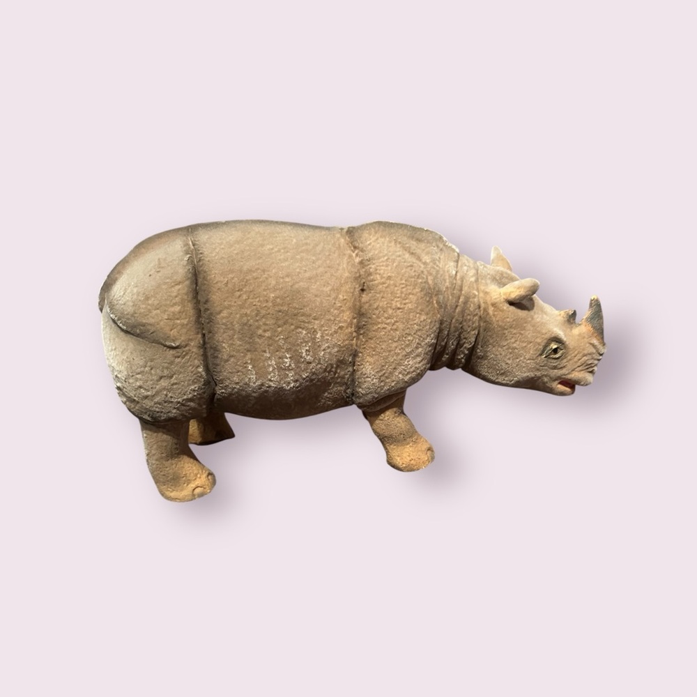 Unbranded Rhinoceros Foam Covered Toy Figurine